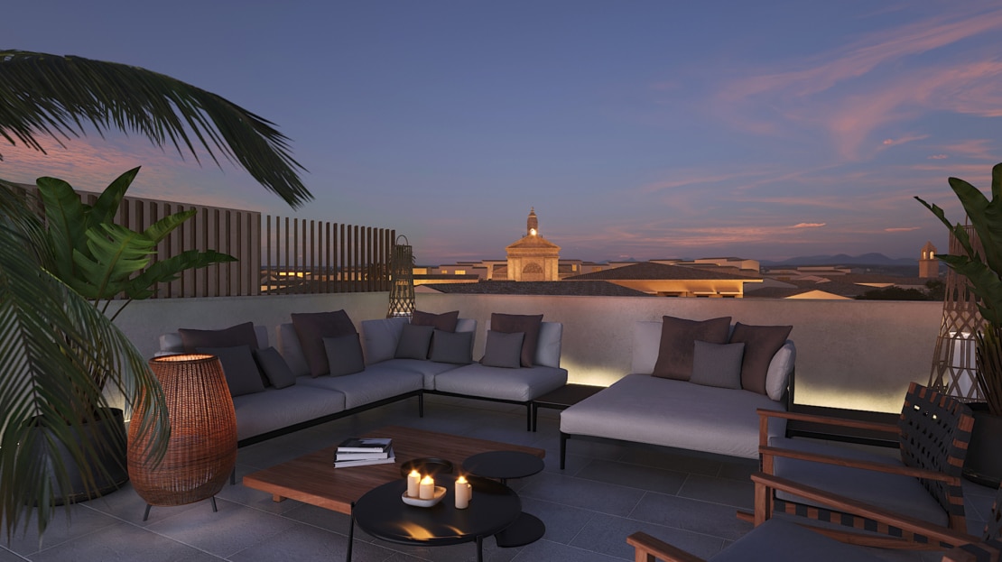 D-4686 Einzigartiges Dorfhaus in Ses Salines mit riesigem Garten & Pool