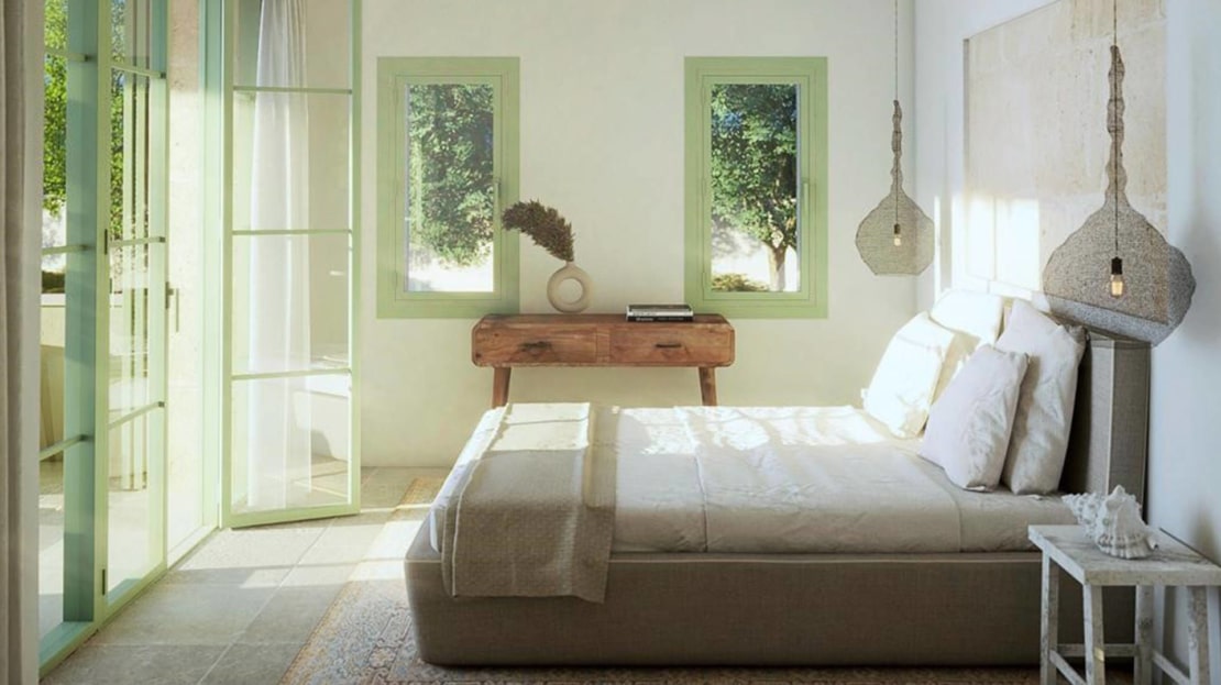 F-4055 Luxus Finca zw. Ses Salines und Es Llombards mit traumhaftem Panorama Blick