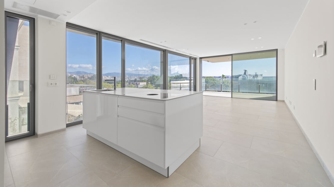 A-2148_9 Fantastische Neubau Wohnung in Palma mit Meer- und Hafenblick 4