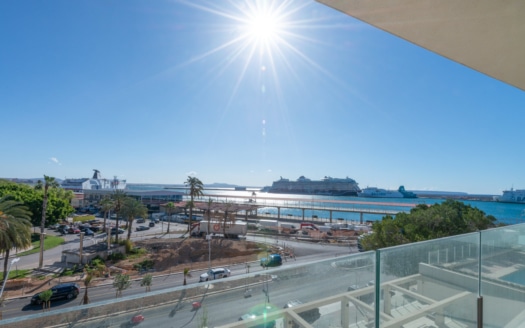 A-2148_9 Fantastische Neubau Wohnung in Palma mit Meer- und Hafenblick 3