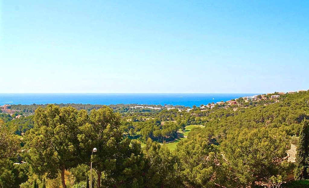 V-4670-121 PROJEKT! Beeindruckende Luxus Villa in Bendinat mit Blick auf den Golfplatz und das Meer