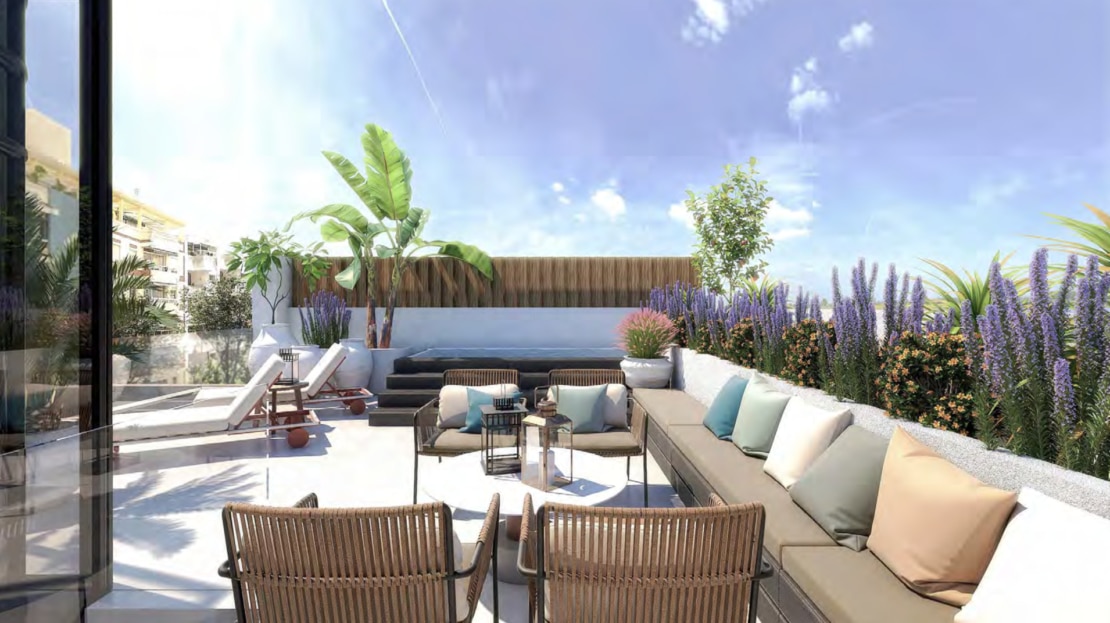 5113 Exklusives Duplex Penthouse in Son Armadams mit Pool Terrasse