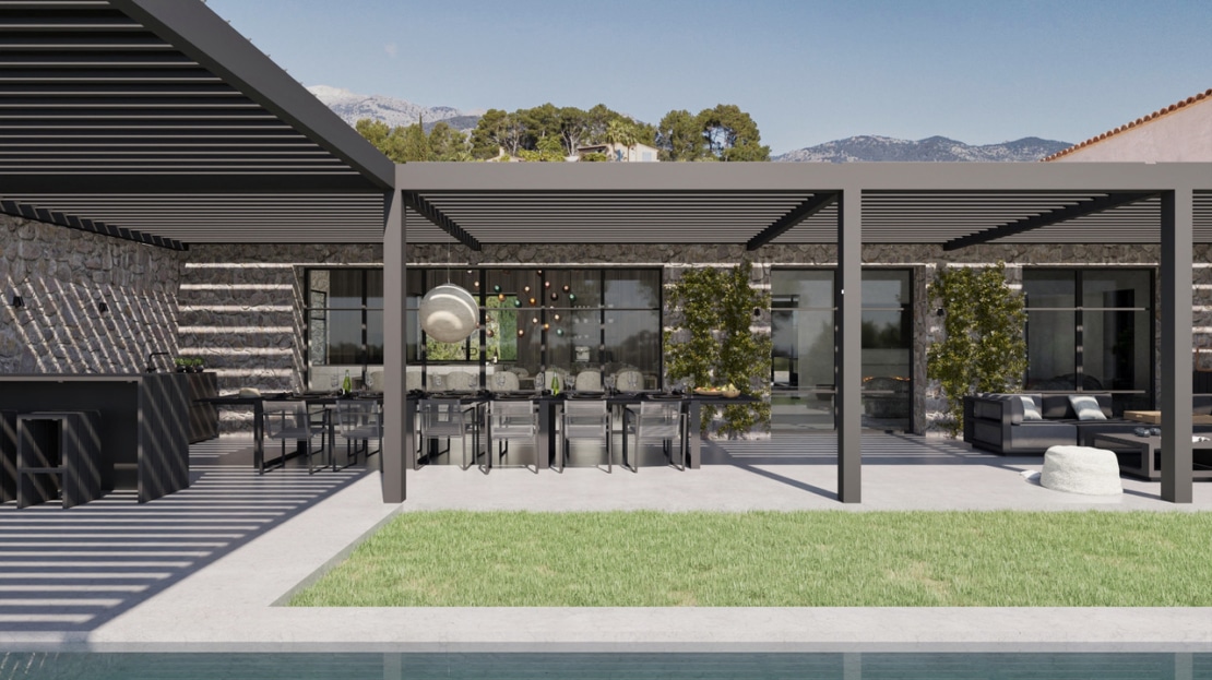 4650 Luxus Villa Projekt in Moscari am Fuße des Tramuntana Gebirges, Schlüsselfertig auf höchsten Niveau!