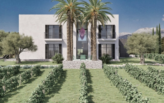 5156 Grundstück in Moscari mit Villa Projekt und Baulizenz