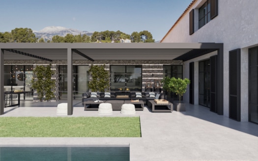 5156 Grundstück in Moscari mit Villa Projekt und Baulizenz