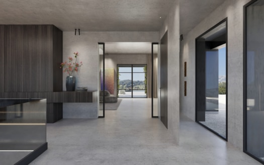 5156 Grundstück in Moscari mit Villa Projekt und Baulizenz