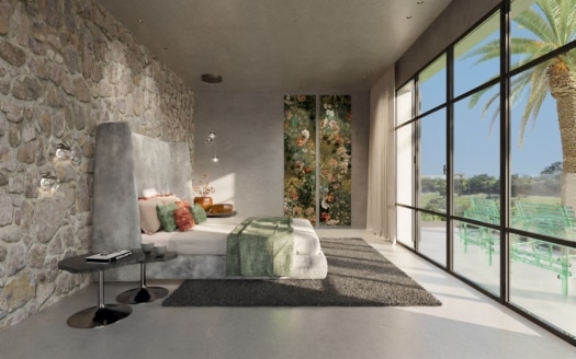 5156 Grundstück in Moscari mit Villa Projekt und Baulizenz