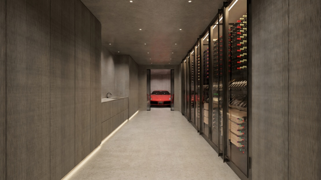 5156 Grundstück in Moscari mit Villa Projekt und Baulizenz