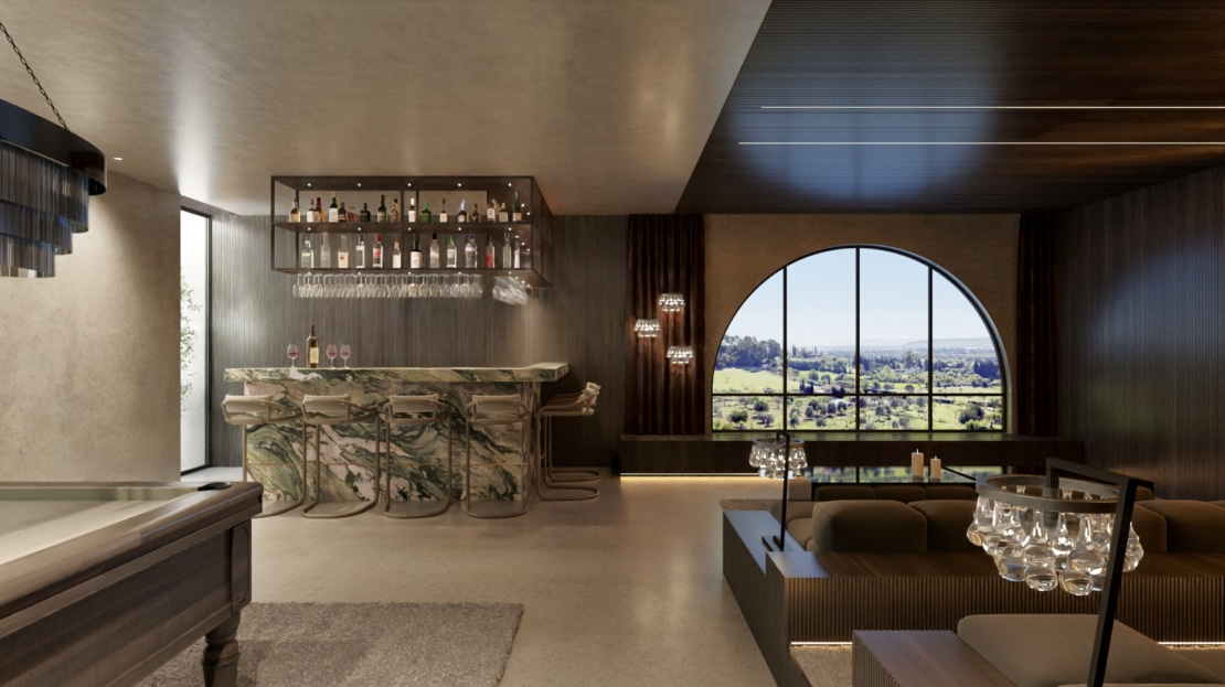 5156 Grundstück in Moscari mit Villa Projekt und Baulizenz