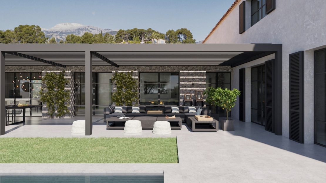 4650 Luxus Villa Projekt in Moscari am Fuße des Tramuntana Gebirges, Schlüsselfertig auf höchsten Niveau!