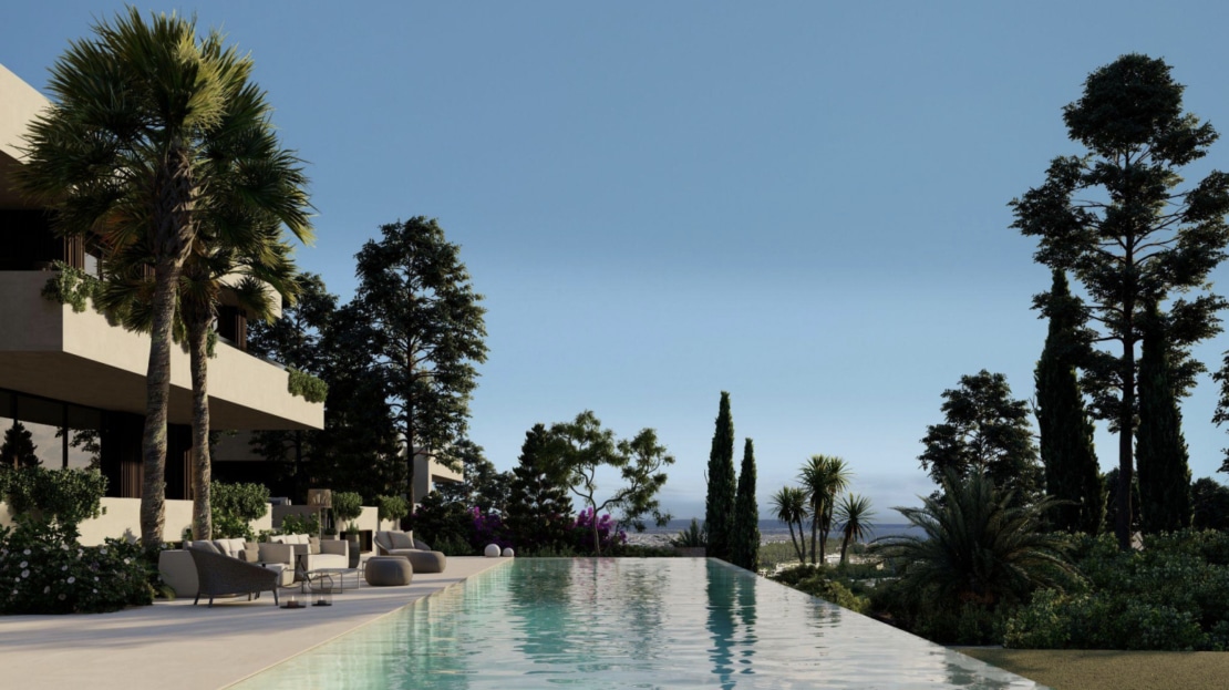 G-4110 PROJEKT! Grundstück in Son Vida mit Projekt für eine exklusive Villa mit herrlichem Ausblick