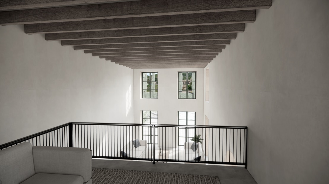 D-4780 PROJEKT! Beeindruckendes Stadthaus Projekt am Rand von Soller mit großem Außenbereich