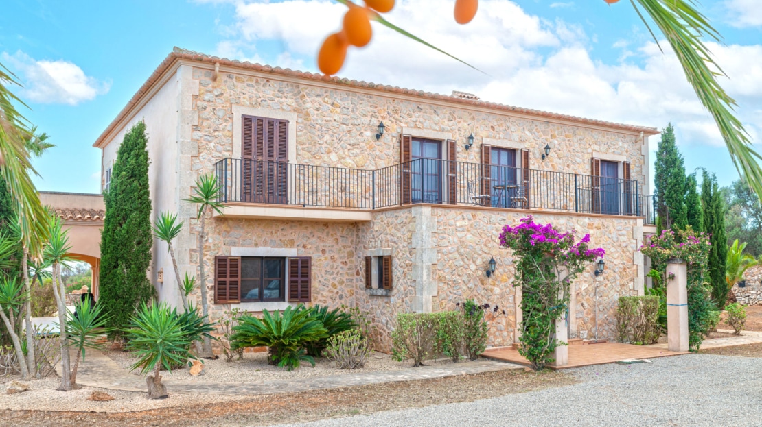 F-4065 Idyllische Finca in Santanyi mit mallorquinischem Charme und Panoramablick