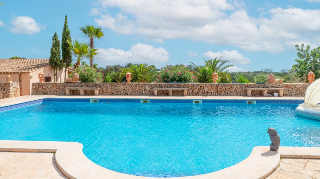 F-4065 Idyllische Finca in Santanyi mit mallorquinischem Charme und Panoramablick