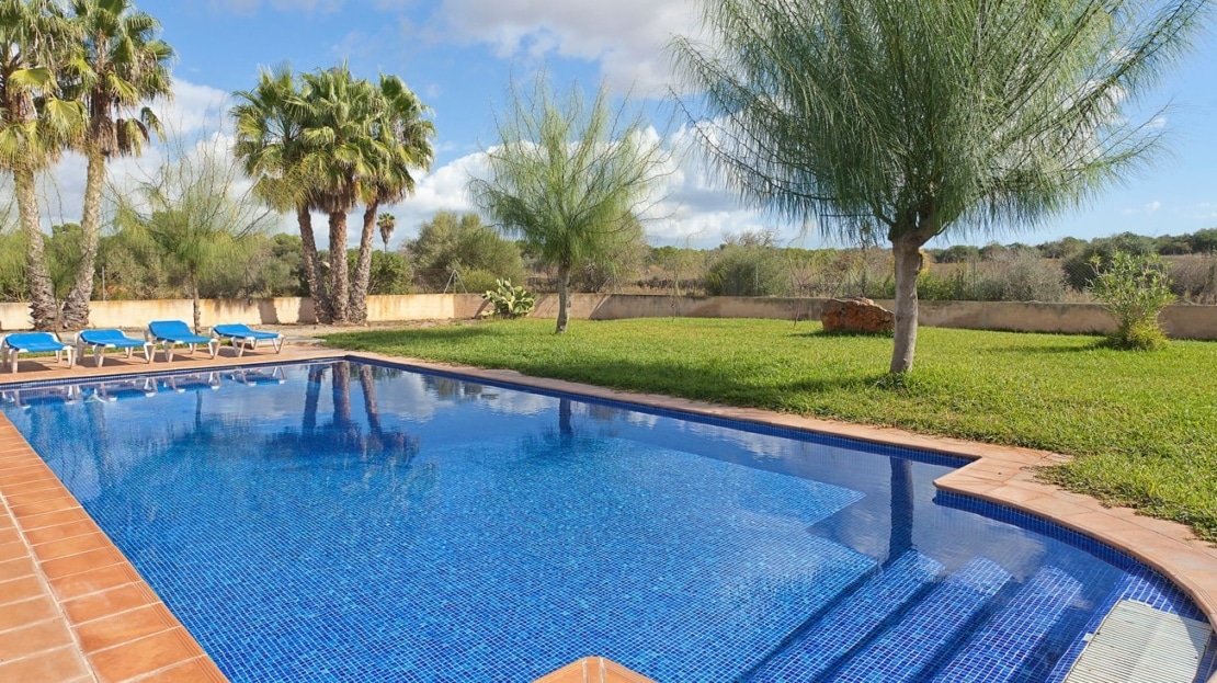 F-2087 Idyllische Naturstein Finca mit Pool und Weitblick zwischen Campos und Santanyi, ideal für Naturliebhaber!