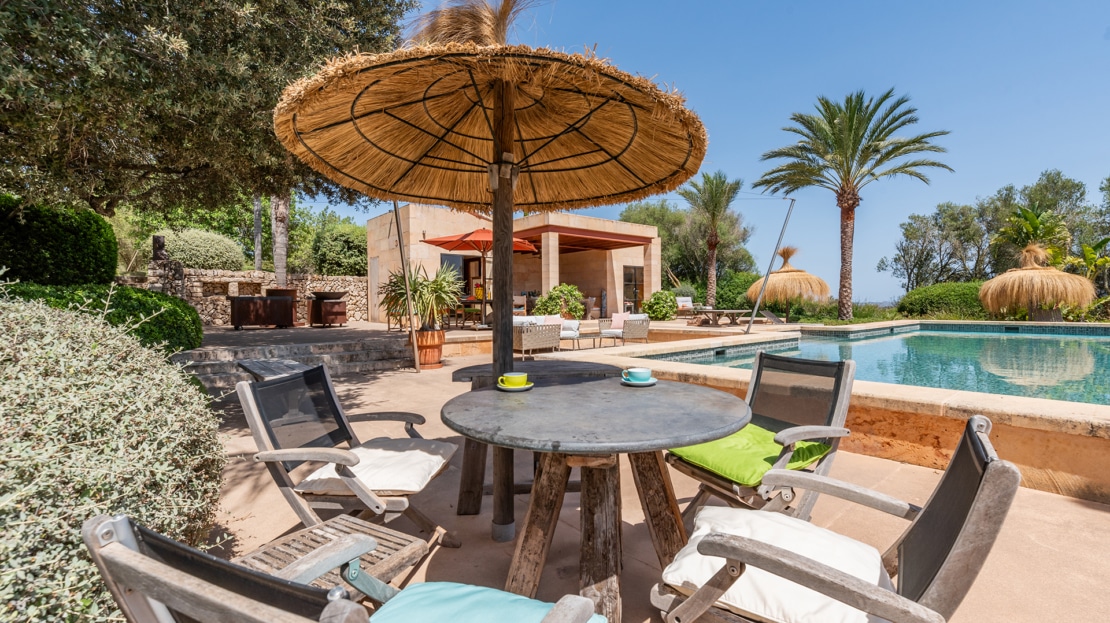 5126 Einzigartige Naturstein Finca in Porreres mit traumhaftem Panorama Blick