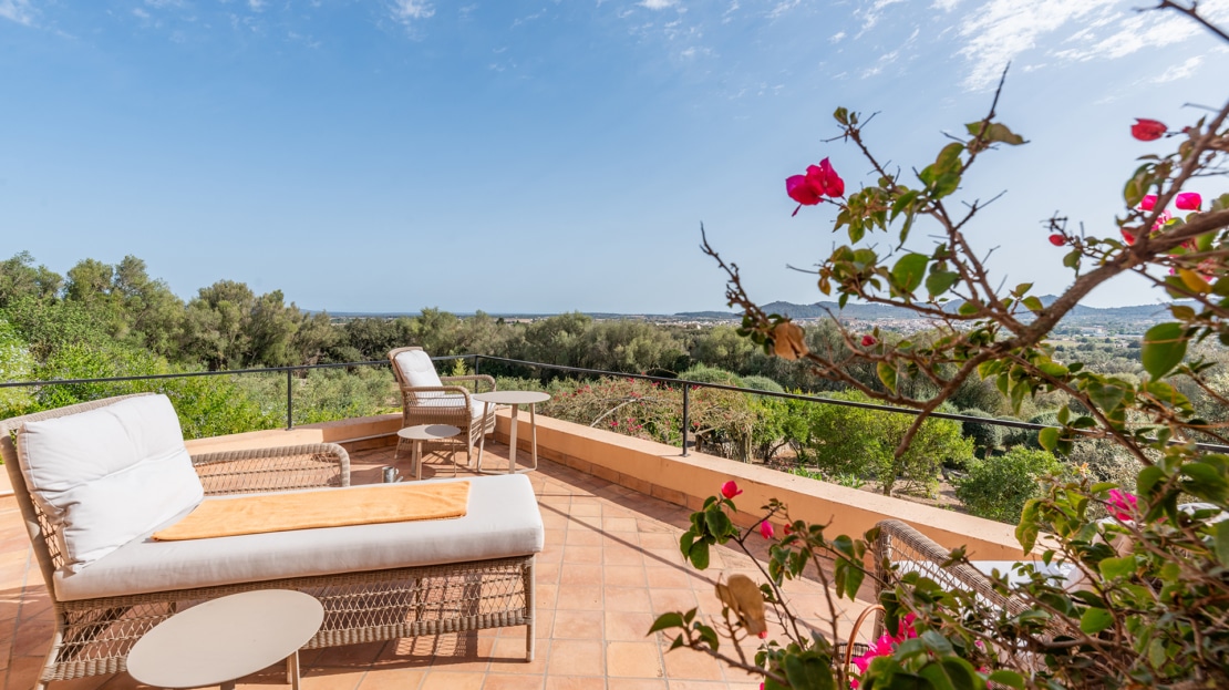 5126 Einzigartige Naturstein Finca in Porreres mit traumhaftem Panorama Blick