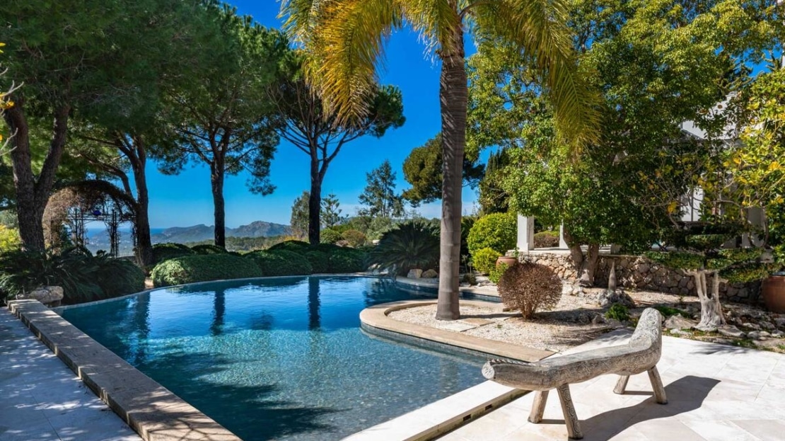 V-3141 Imposante Villa IN Son Font mit atemberaubendem Ausblick bis zum Meer 1