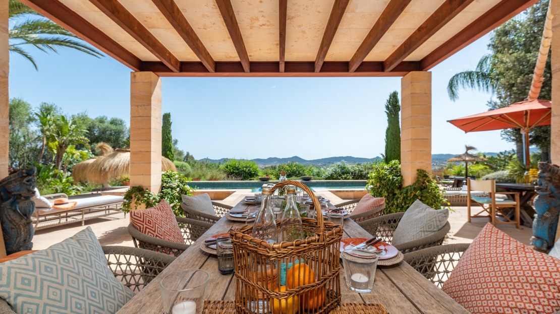 5126 Einzigartige Naturstein Finca in Porreres mit traumhaftem Panorama Blick