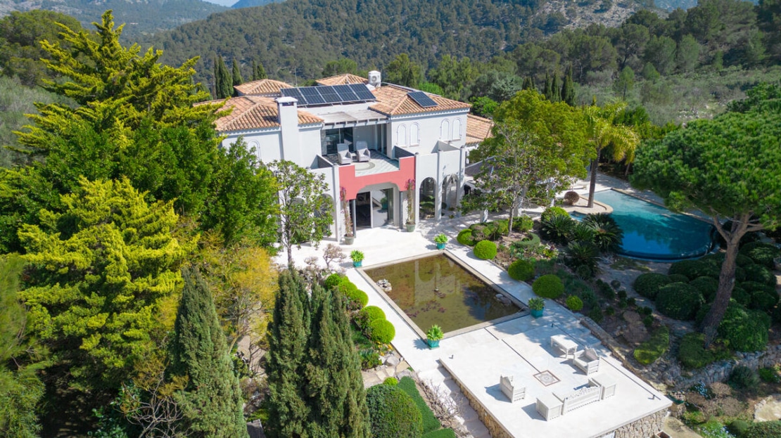 V-3141 Imposante Villa IN Son Font mit atemberaubendem Ausblick bis zum Meer 4