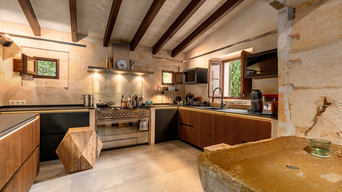 5126 Einzigartige Naturstein Finca in Porreres mit traumhaftem Panorama Blick