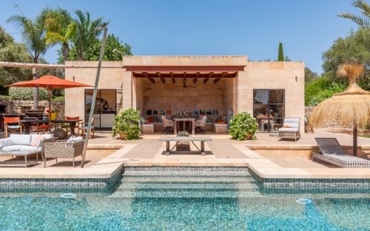 5126 Einzigartige Naturstein Finca in Porreres mit traumhaftem Panorama Blick