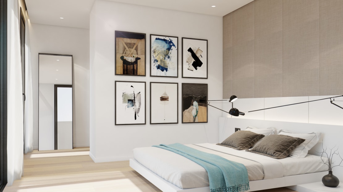 A-2952_6 PROJEKT! Traumhaftes Neubau-Apartment mit Terrasse in Son Armadams - Palma Zentrum