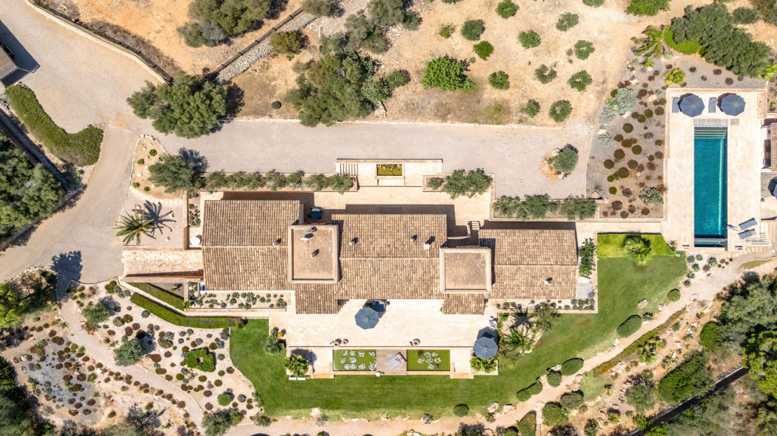 5117 Finca in Santanyi der Sonderklasse mit Meer- & Panoramablick bis hinzu Cabrera