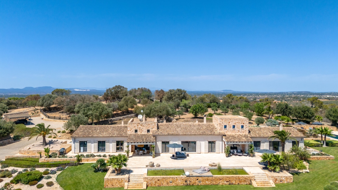 5117 Finca in Santanyi der Sonderklasse mit Meer- & Panoramablick bis hinzu Cabrera